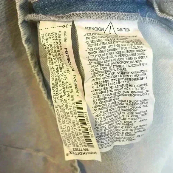 Zara Women's Denim Dress Size XS Backless Jean Festival Country Jean Cowgirl Sun - Picture 7 of 9